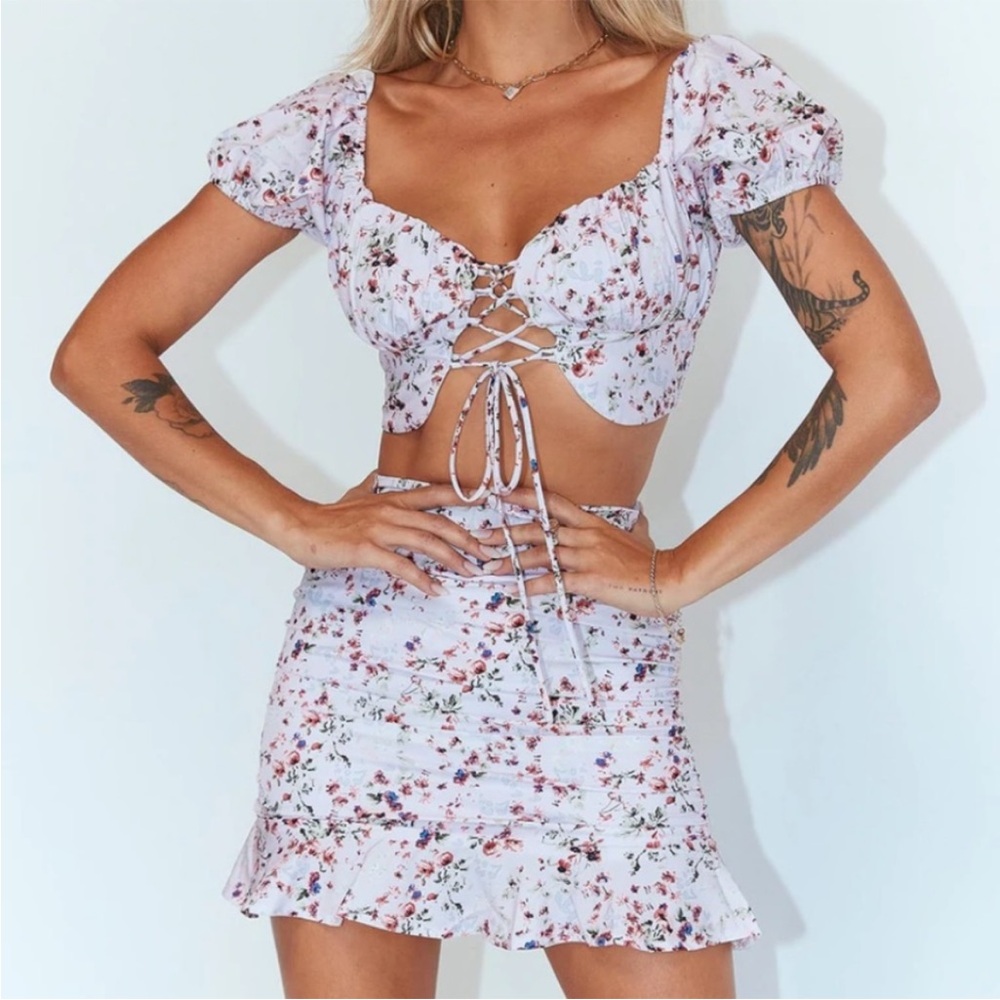 Princess Polly Pink Floral Dress